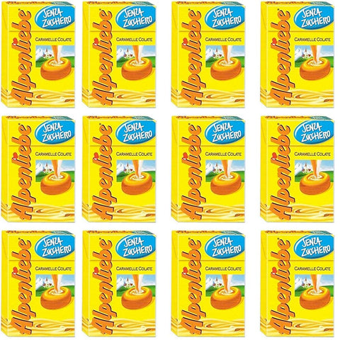 12x Perfetti Alpenliebe Sweets Honey Flavour Candy Lollies 49g