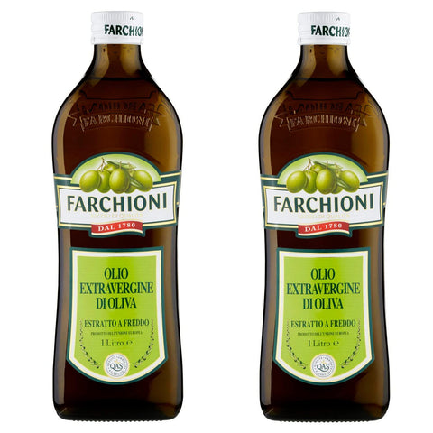Farchioni Extra Virgin Olive Oil (1L) - 2 Pack