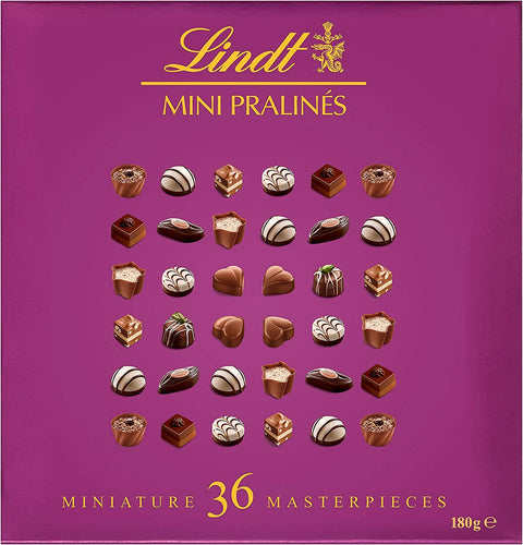 Lindt Mini Chocolates XL, Box of Various Chocolates, Size 180 g, Pack of 3