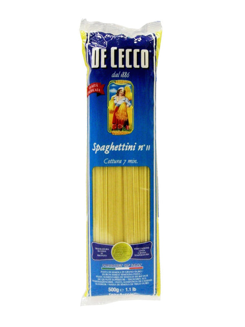 De Cecco Spaghetti No. 11 500 g, Pack of 24 (24 x 0.5 kg)