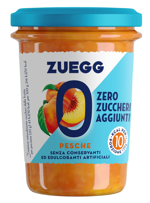 Zuegg Zero Added Sugar Peaches - 220g