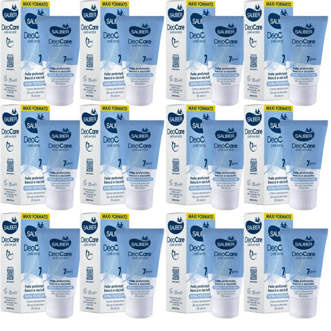 12 x SAUBER Deocare Deodorant Person Classic Cream, 30 ml