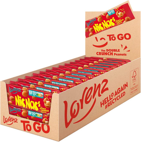 Lorenz Snack World NIC NAC Bar Pack of 24 (48 x 40 g)