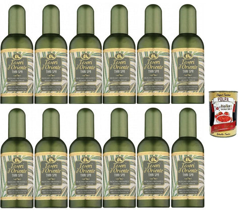 Tesori d'Oriente Thai Spa Aromatic Perfume Eau de Toilette 100 ml + Italian Gourmet Polpa 400 g Pack of 12