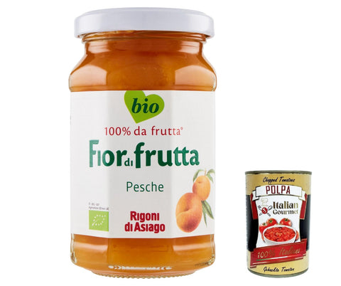 Rigoni di Asiago 6 x 250 g - Fiordifrutta Fruit Spread - Pear - Spread, Jam / Bread Spreads Original from Italy + Italian Gourmet Polpa 400 g