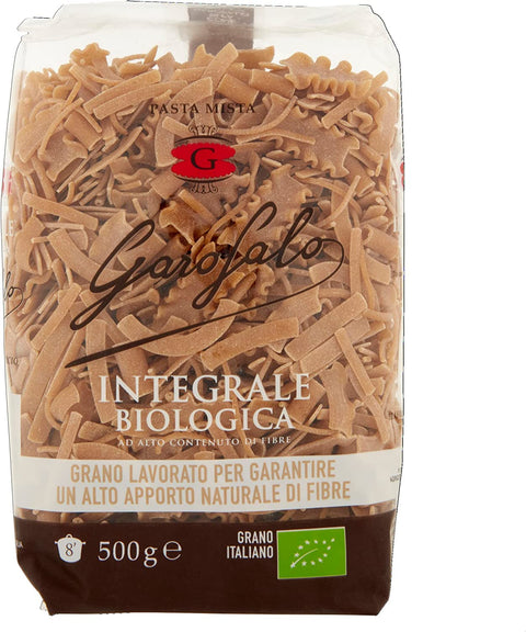 10x Pasta Integrale Pasta Mista Whole Grain Durum Wheat Organic Product 500g + Italian Gourmet Polpa 400g