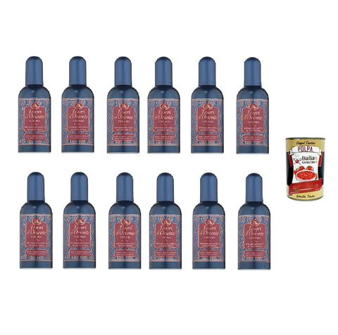 Tesori D'oriente Ebano e Ginseng 100 ml, Fresh and Woody Aromatic Fragrance 12 x 100 ml + Italian Gourmet Polpa 400 g