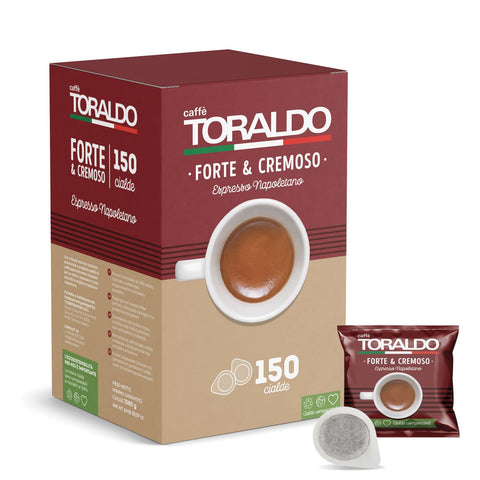 TORALDO COFFEE PODS STRONG AND CREAMY MIX (150 Units (Pack of 1))