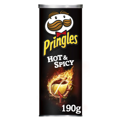 Pringles Chips Hot and Spicy Pack of 4 (4 x 190 g)