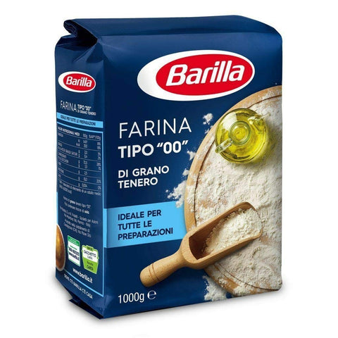 6x Barilla Farina tipo 00 Grano tenero soft wheat flour 1 kg