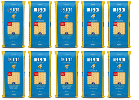 Pasta De Cecco 100% Italian Mafaldine N.2 Pasta 500 g Pack of 10