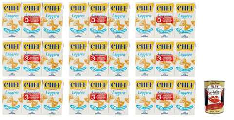 Parmalat Panna Chef Leggera Cooking Cream Light, Pack of 9 (27 x 125 ml), 50% Reduced Fat + Italian Gourmet Polpa 400 g