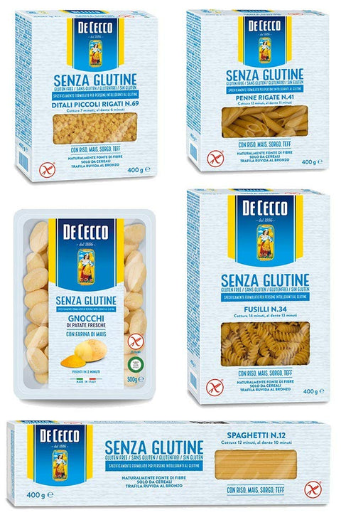 De Cecco Senza Glutine Glutine Pasta Noodles 5 x 400 g