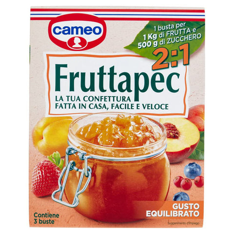 Cameo Fruttapec Gusto Equilibrato Prepared for Homemade Jam 75 g (Contains 3 Bags of 25 g)