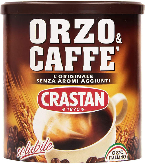 Crastan Orzo and Coffee Instant Soluble Barley Grain Coffee 120 g Pack of 3