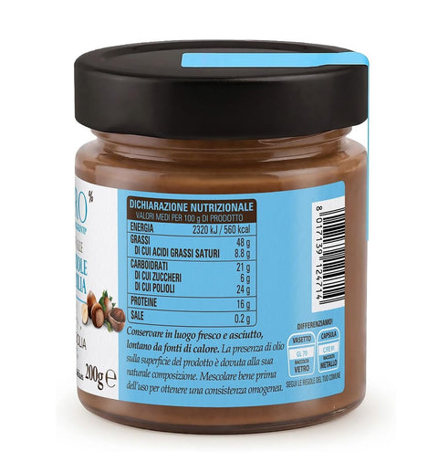3x Agrisicilia Crema alle Nocciole di Sicilia Zero Zuccheri Aggiunti Sicilian Hazelnut Cream – No Added Sugar – 200g