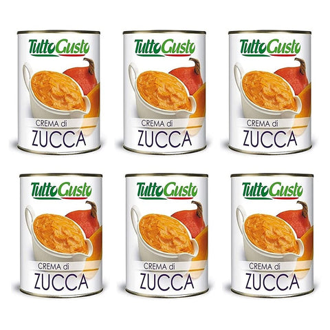 Tutto Gusto Crema di Zucca Pumpkin Cream Pumpkin Cream 400 g Tub Pack of 6