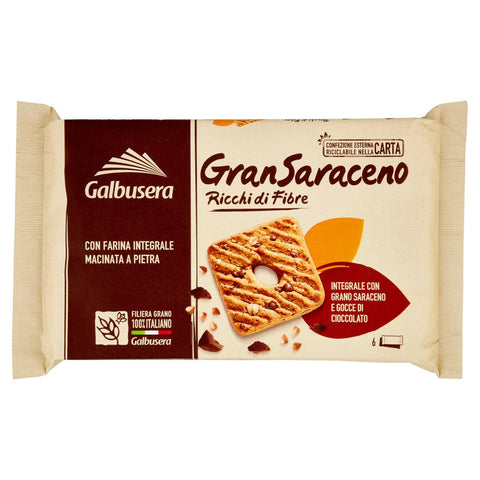 Galbusera Grano Saraceno Integrale Whole Grain Biscuits Buckwheat 260g Cake