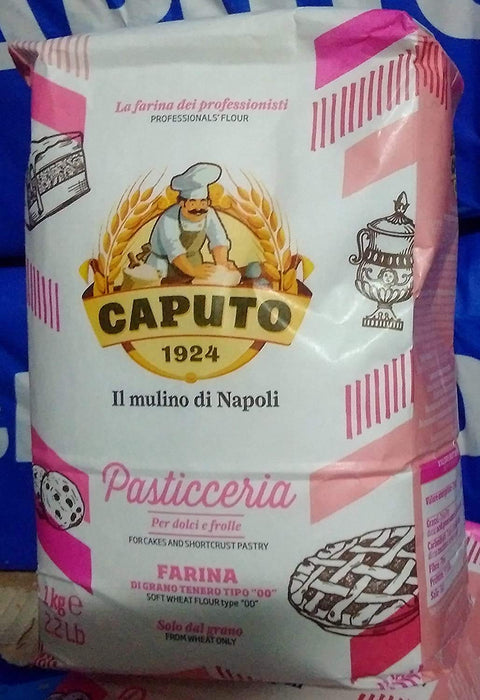 Farina Molino Caputo Pasticceria per dolci Flour Confectionery for Cakes 1 kg Pack of 10