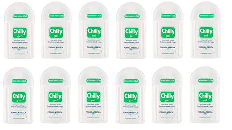 Set of 12 Chilly Hygiene Gel 250 ml Green Hygiene and Body Care