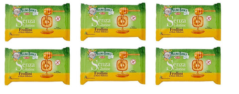 Mulino Bianco Frollini al miele Millefiori 6 x 250g = 1500g Sweet Baked Goods Kese with Flower Honey