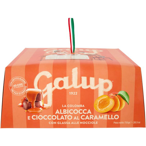 GALUP La Colomba albicocca e cioccolato al caramello Easter Colomba with Apricot and Caramel Chocolate 750g