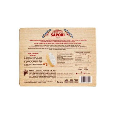 Sapori Ricciarelli alle Mandorle almond sweets 200gr - SPECIAL OFFER