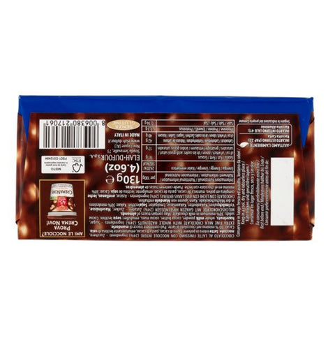 Novi Nocciolato al Latte Milk chocolate bar with whole hazelnuts (4 x 130 g) – Italian original