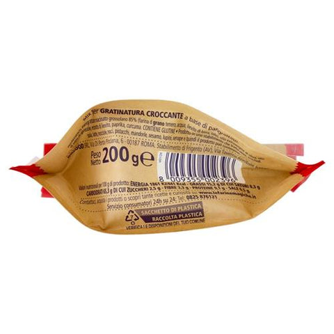 4x Lo conte Le Farine Magiche Pangrattato grosso Coarse breadcrumbs for crispy gratin 200 g