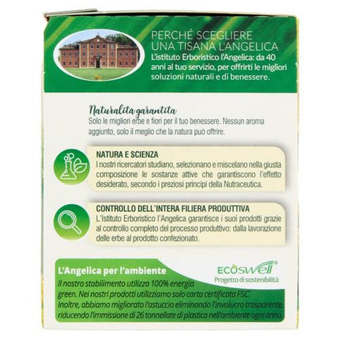 10x L' Angelica Le Tisane Finocchio Triplo Active Fennel tea to relieve bloating and aid digestion (18 sachets)