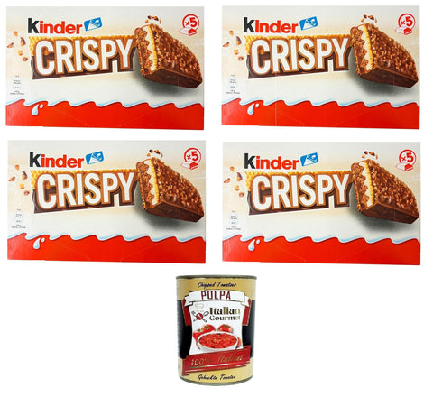 Children's Crispy Bar T5 Crispy Chocolate 4 x 170 g (20 x 34 g) + Italian Gourmet Polpa 400 g