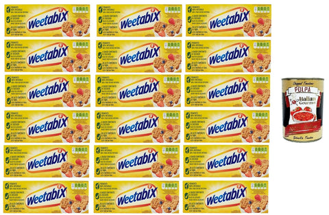 Weetabix, Formelle di Frumento integral whole grain cakes, 18 x 215 g + Italian gourmet polpa 400 g