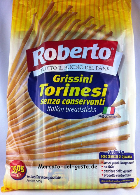 Grissini Torinesi dünn von Roberto - 350g in Portionstüten