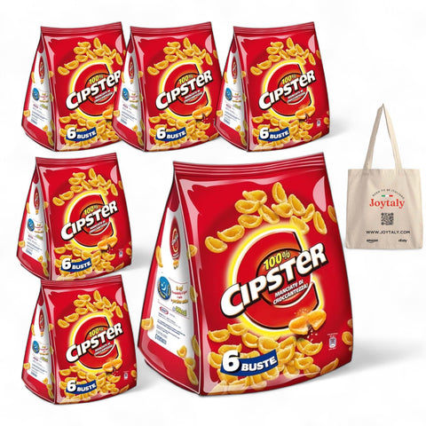 36 x Saiwa Chips Cipster Crisps 6 x 6 Portion Bags of 23 g Potato Chips Salted