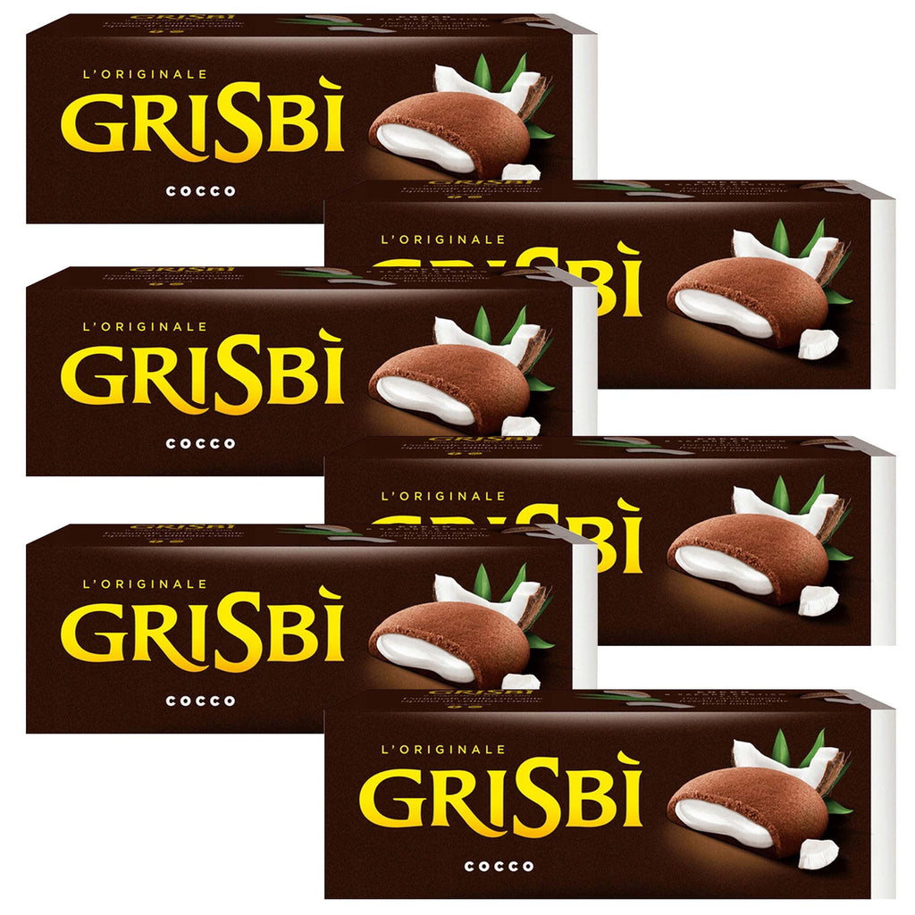 MATILDE VICENZI Grisbi Cioccolato – Italian Chocolate Filled Cake 150g (Cocco, x3)