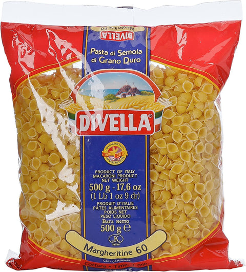 20x Pasta Divella 100% Italian N° 60 Margheritine 500 g
