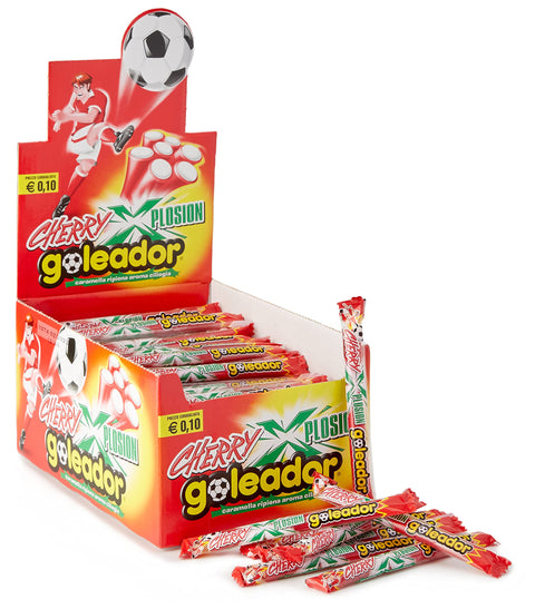 Goleador Xplosion Cherry Filled Gummy Candy for Birthdays and Parties, Box of 150 Individually Wrapped, 22 x 15 x 9.2 cm, 1.5 kg