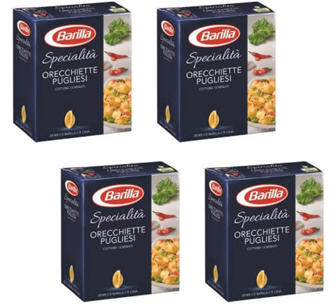 4x Pasta Barilla Specialità Orecchiette Pugliesi Italian Noodles 500 g Pack
