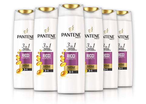 Pantene Pro-V Shampoo Perfect Curls with Nutrients Pack of 6 (6 x 250 ml)