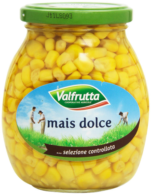 Valfrutta - Sweet Corn, Controlled Selection - 12 pieces of 360 g [4300 g]