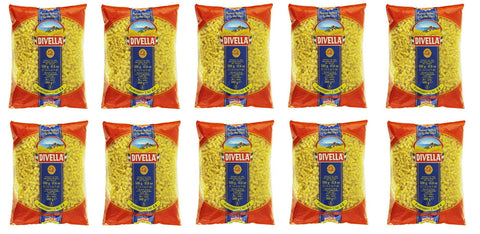 10x Pasta Divella 100% Italian N°64 Paternostini Lisci 500g