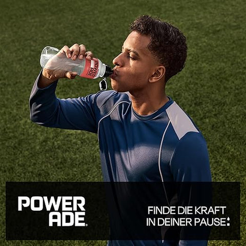 24x POWERADE Active Peach Apple Peach and Apple Water - Calorie-free and sugar-free refreshing drink with vitamins B3 and B6 - Sports drink with micronutrients in 500 ml disposable bottles