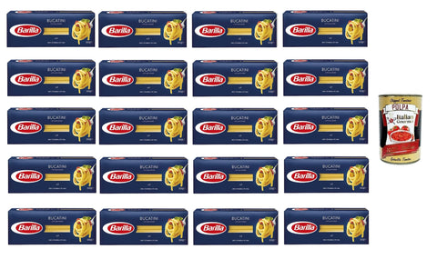 20 x Pasta Barilla Bucatini No. 9 Italian Noodles 500 g Pack + Italian Gourmet Polpa 400 g