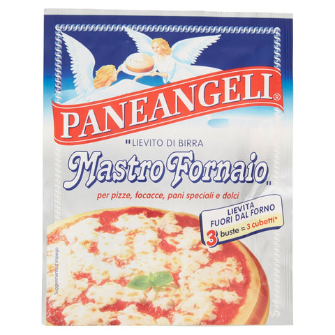 3x Paneangeli Lievito di birra Mastro Fornaio Brewer's Yeast Pizza Mix Cake 3 x 7 g
