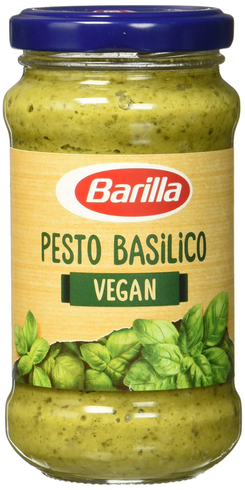 Barilla Green Pesto Basilico Vegan - Pesto Pack of 8 (8 x 195 g)