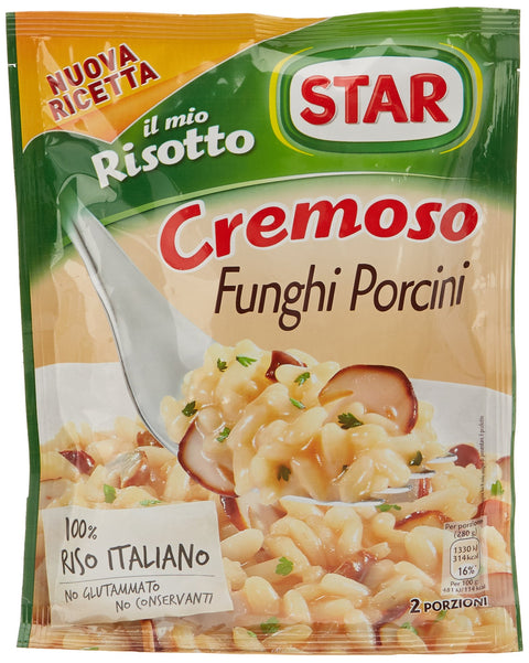 Star - Creamy Risotto, Porcini Mushrooms - 175 g - [Pack of 5]