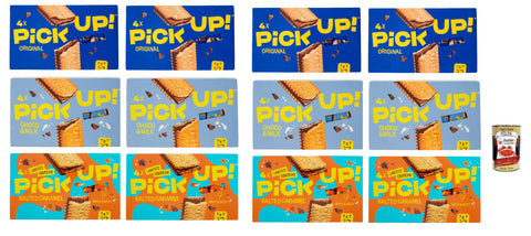 Pick Up Test Pack, Milk Chocolate Bar in Double Biscuit, 12 x 112 g Pack, Each Pack Contains 4 Biscuits of 28 g + Italian Gourmet Polpa di Pomodoro 400 g Tin