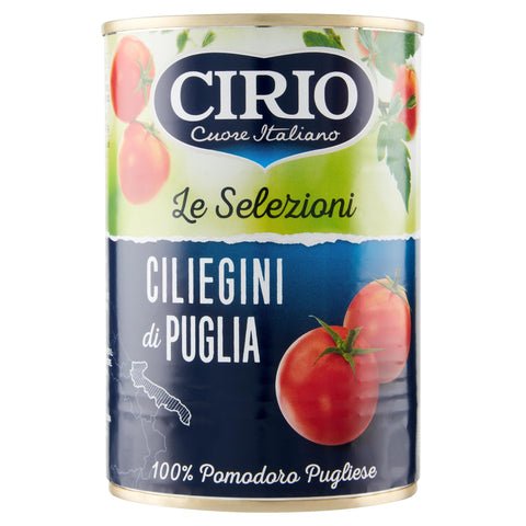 Cirio Cherry Tomatoes, Small Natural Tomatoes with Their Juice, 400 g