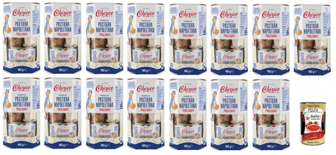 Chirico Preparato per Pastiera Napoletana Preparation for Pastiera Napoletana 15 x 483 g + Italian Gourmet Polpa 400 g