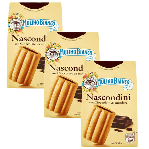 Mulino Bianco Italian Biscuits 330 g (Nascondini, x3)